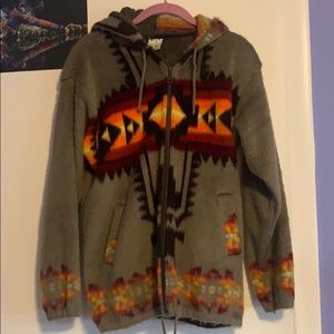 Made in Ecuador Super Warm Wool Hoodie